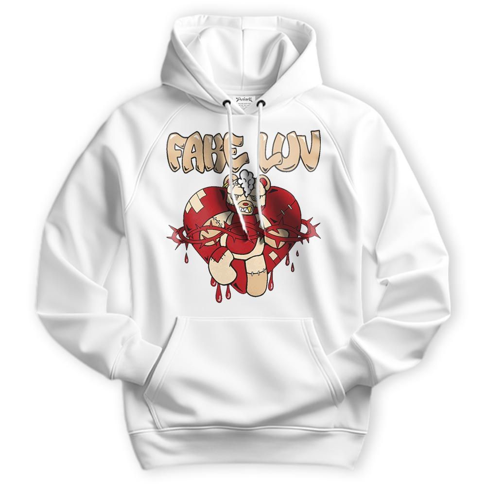 Sweatshirt To Match Dunk Low Strawberry Waffle Hoodie - False Love Hugz Hoodie Unisex