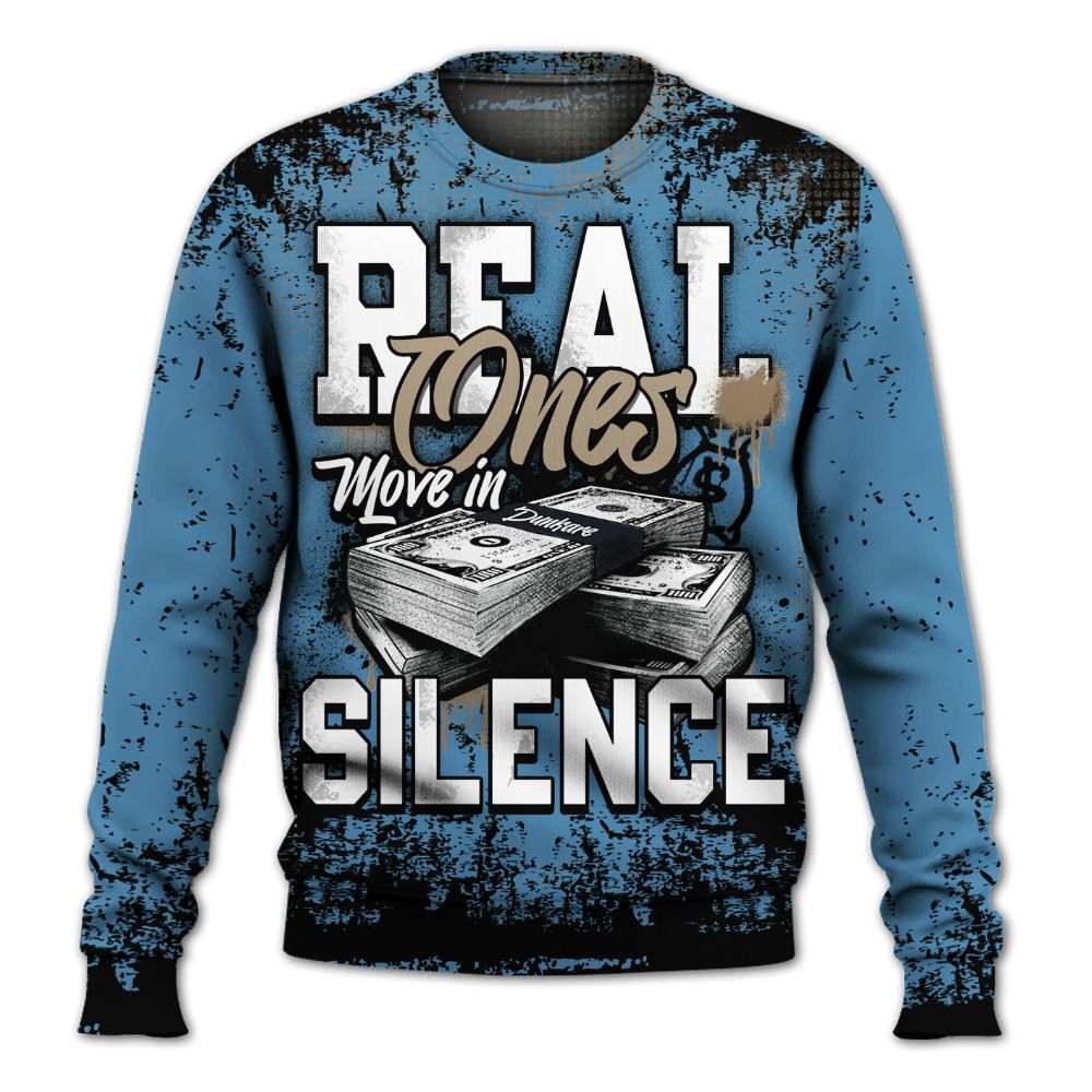 Sweatshirt To Match Air Force 1 Stash - Move In Silence Money Street Retro All Over Print