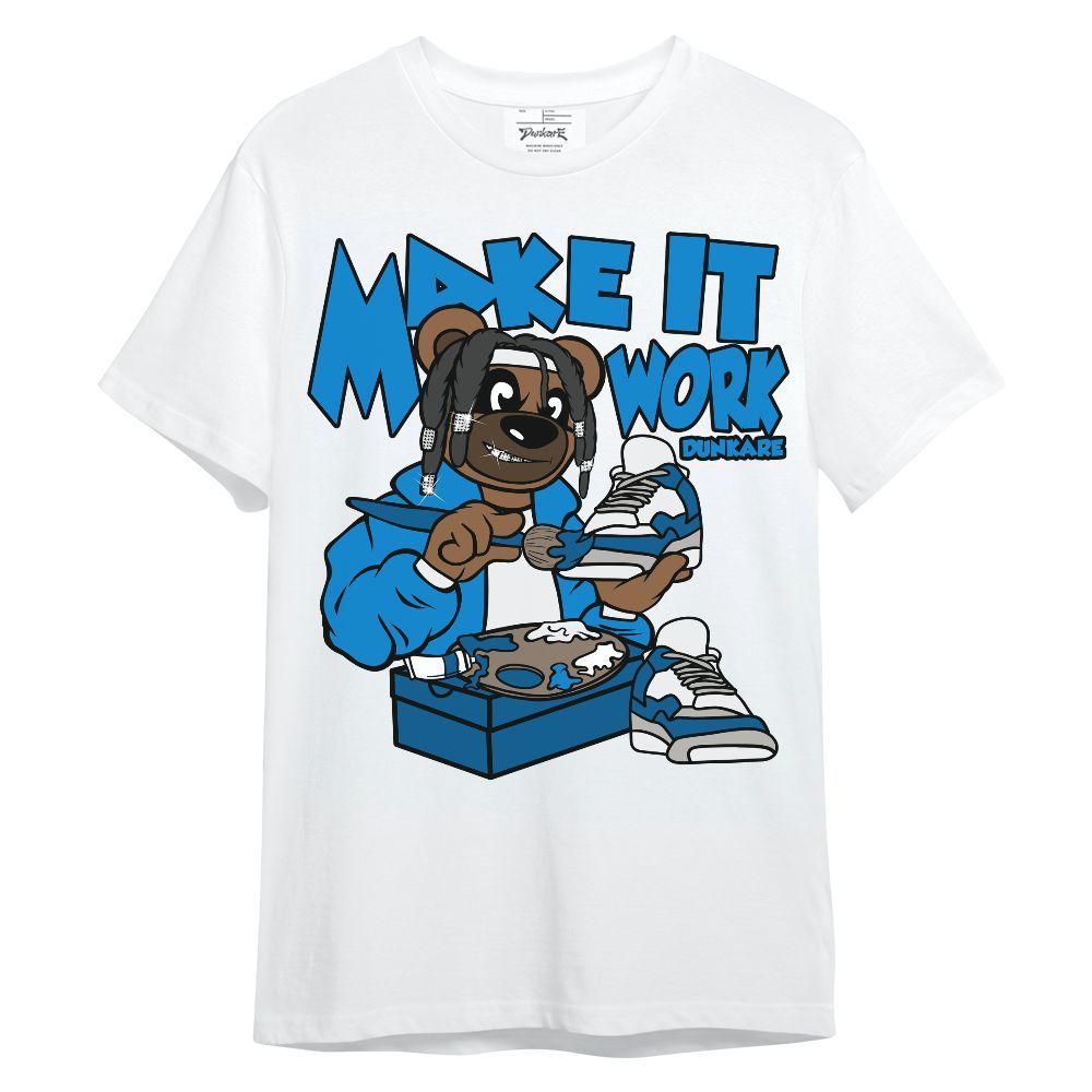 Shirt To Match Industrial Blue 4s - Pull It Off Bear Unisex Shirt