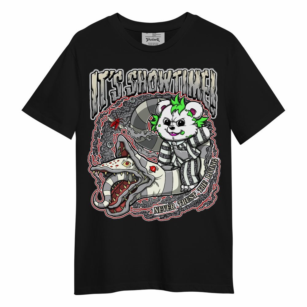 Shirt To Match Cement Grey 3s - Showtime Beetle Juice Bear Halloween Unisex Shirt