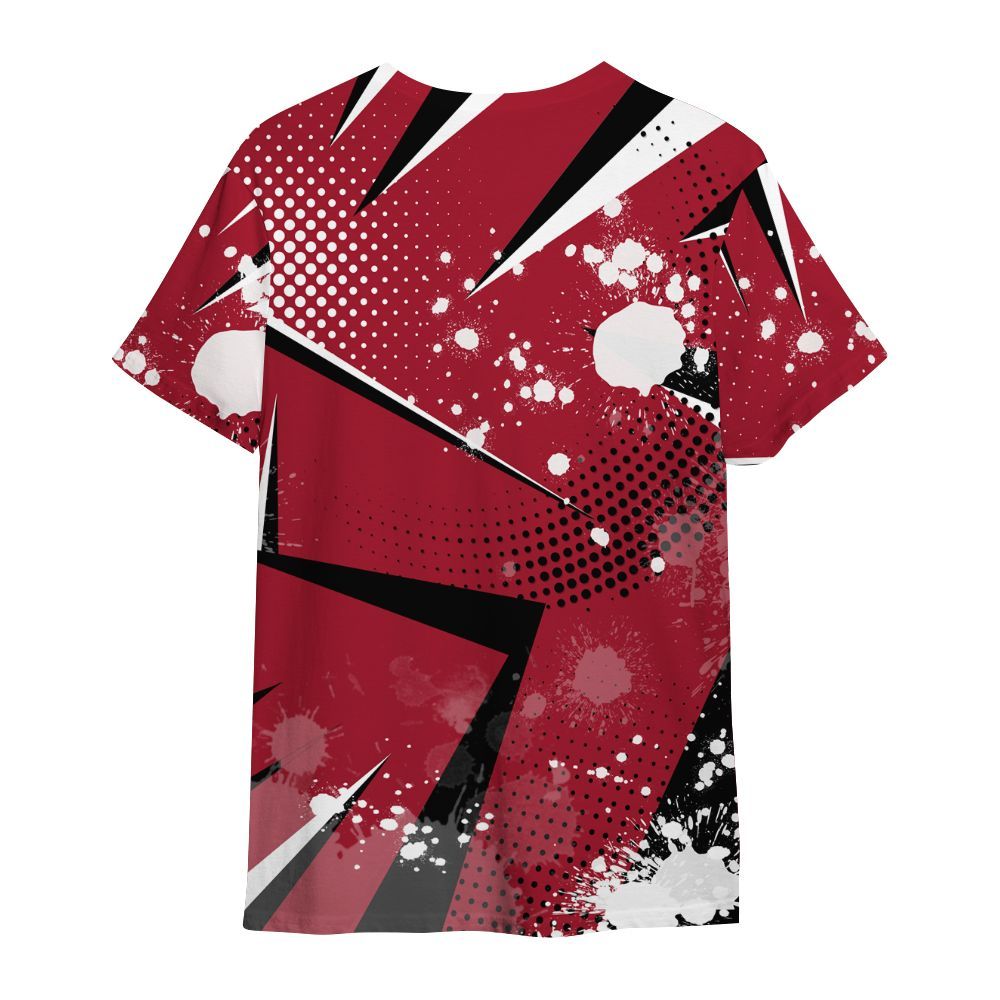 Shirt To Match High OG Black Toe Reimagined 1s - Poly Trust No One Dripping All Over Print