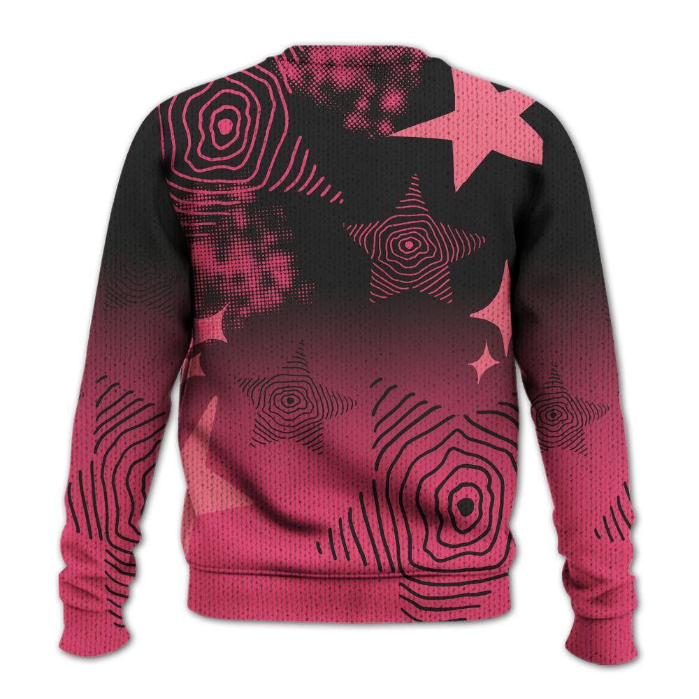 Knitted Sweater To Match A'One Hyper Pink - Sneakerz Girlz Unique Starz