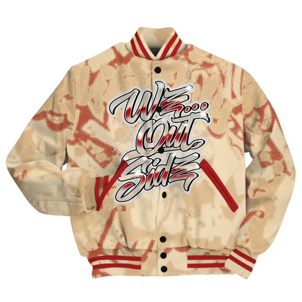 Varsity Jacket To Match Dunk Low Strawberry Waffle Shirt - We OutSider Graphic Street All Over Print