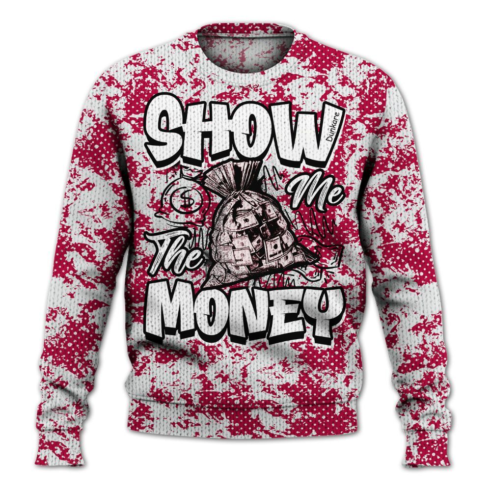 Knitted Sweater To Match Retro Chicago 2s - Show Me The Money Retro