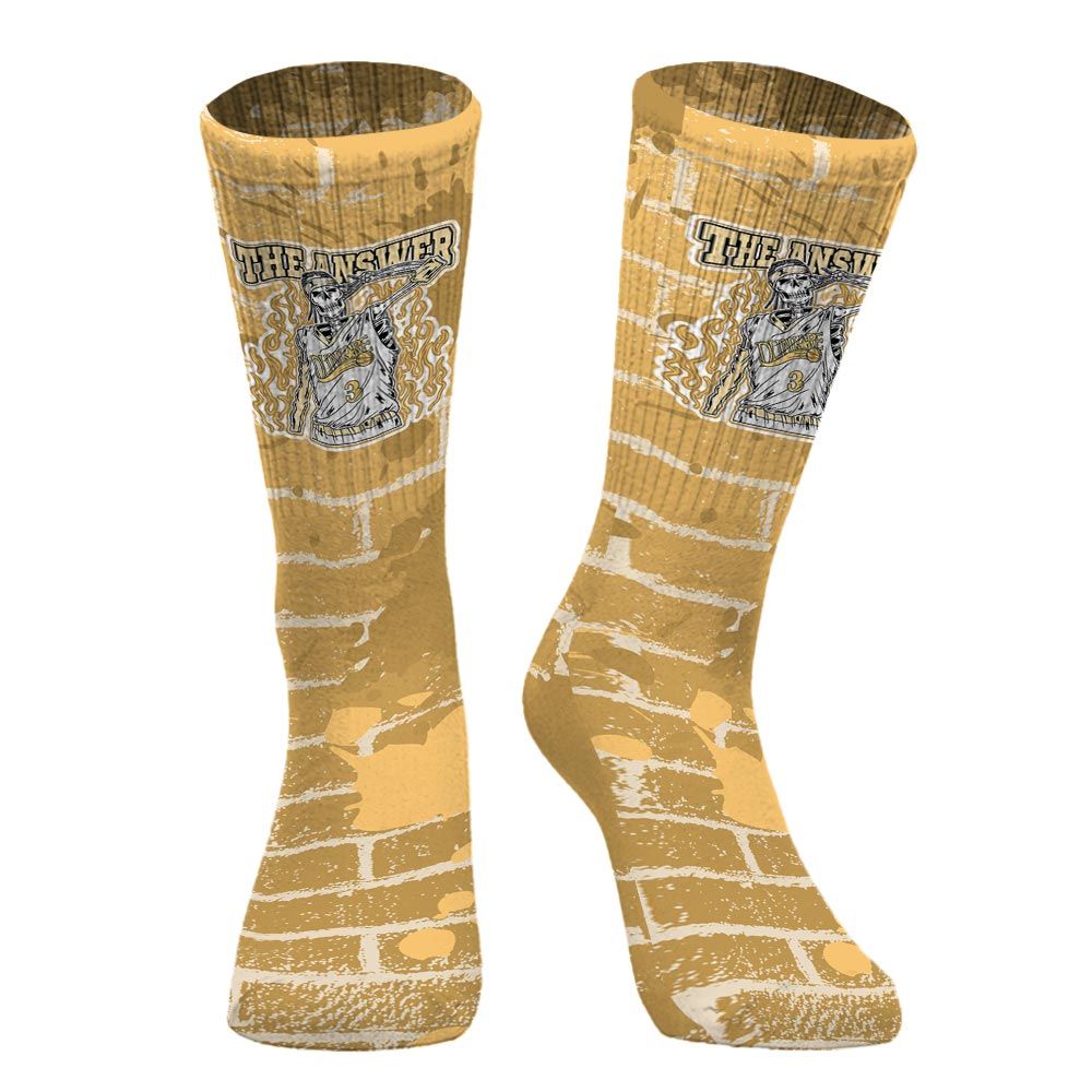 Sock To Match Craft Paris 6s - Allen Answer Skeleton Brick