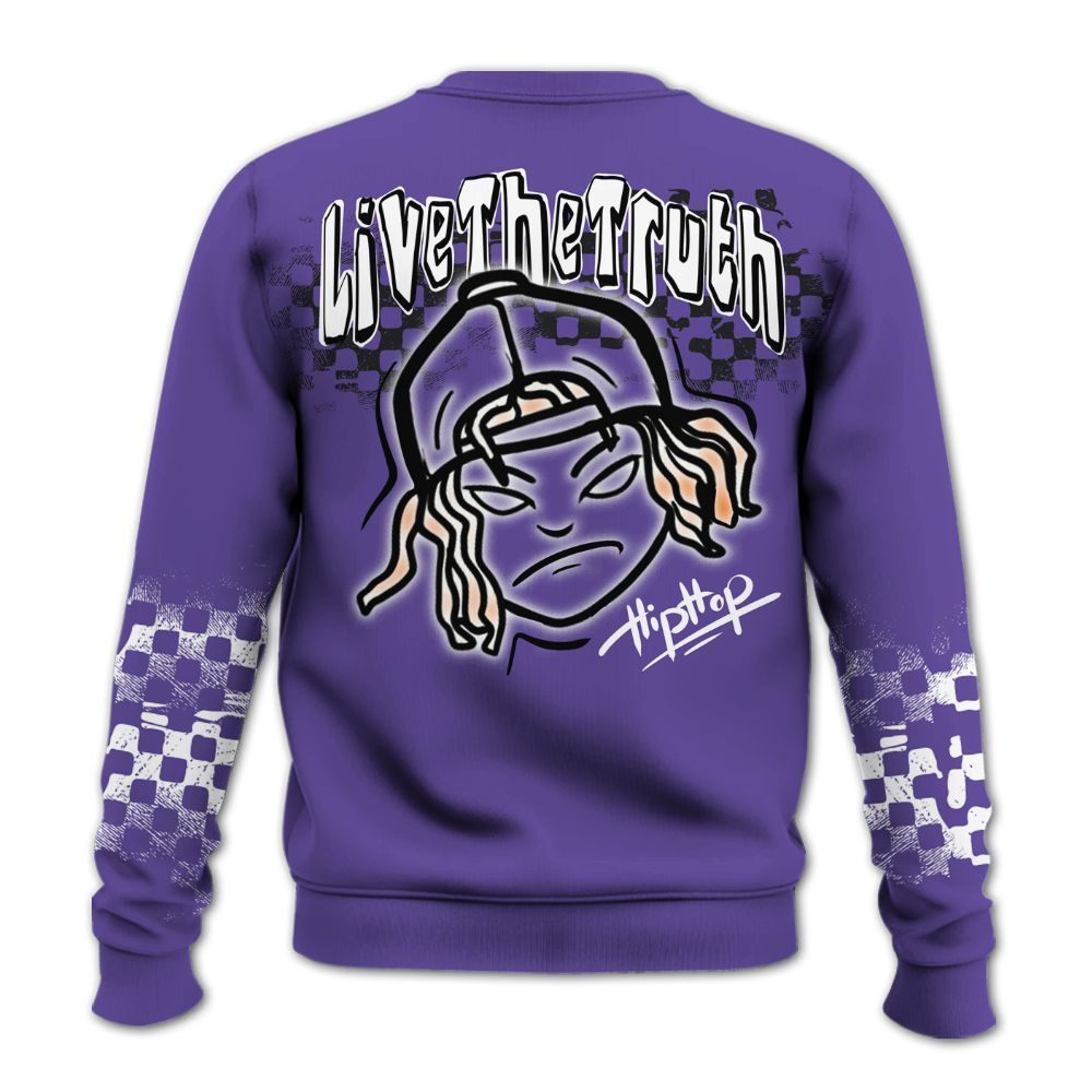 Sweatshirt To Match Air Max Waffle SP Voltage Purple - Feel Life Street Style All Over Print