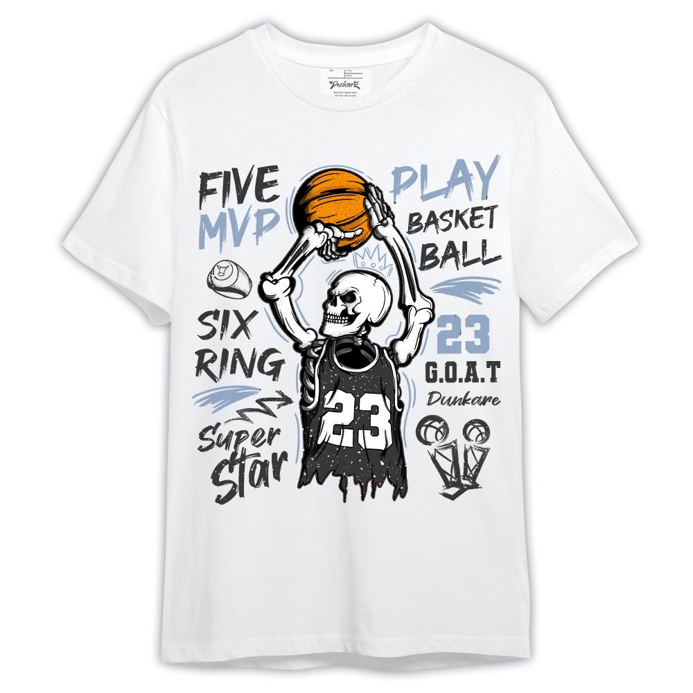 Shirt To Match Reverse Black White 6s - 23 G.O.A.T Skeleton Shirt Outfit