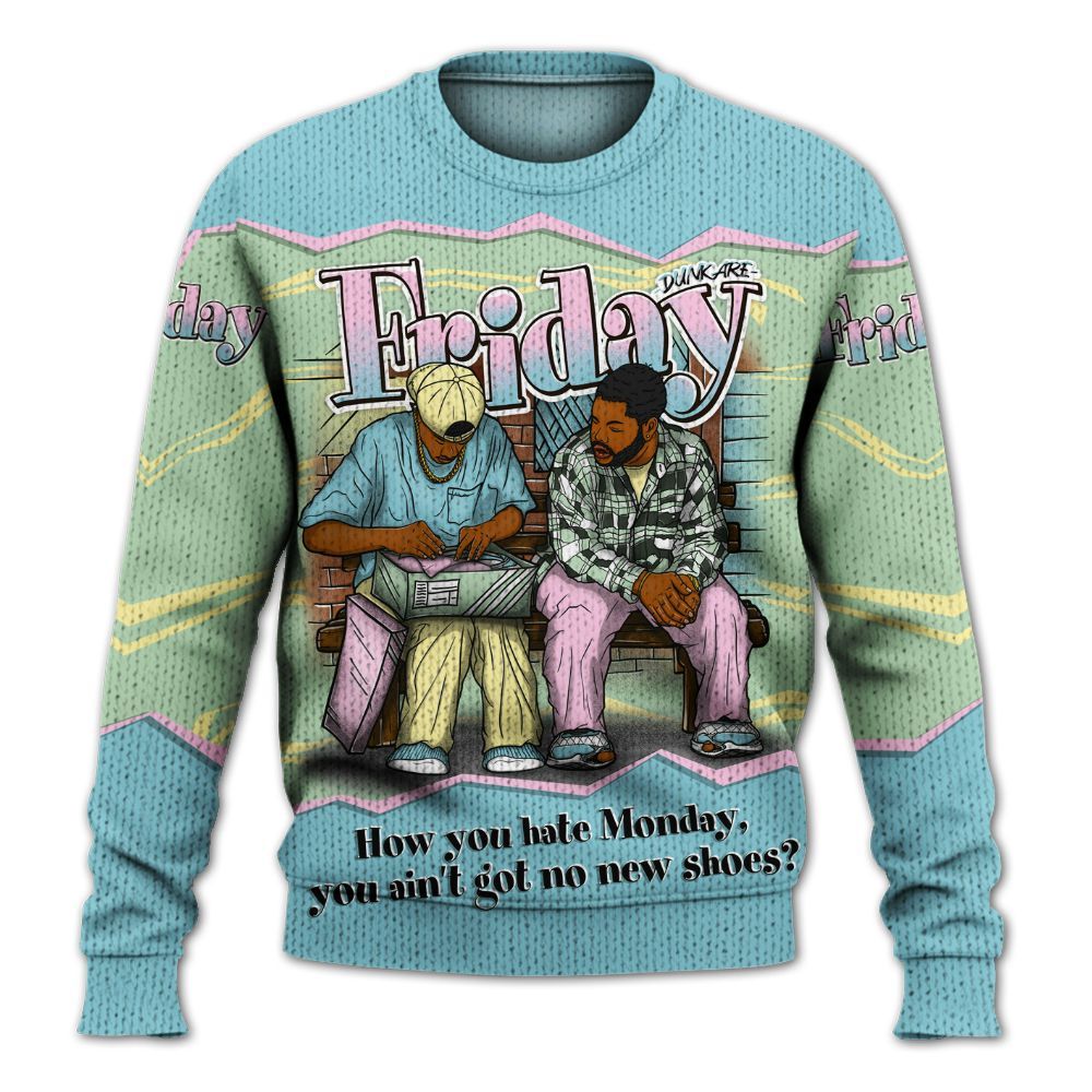 Sweater To Match SB Dunk Low Visty - Friday Movie 90s TV Graphic