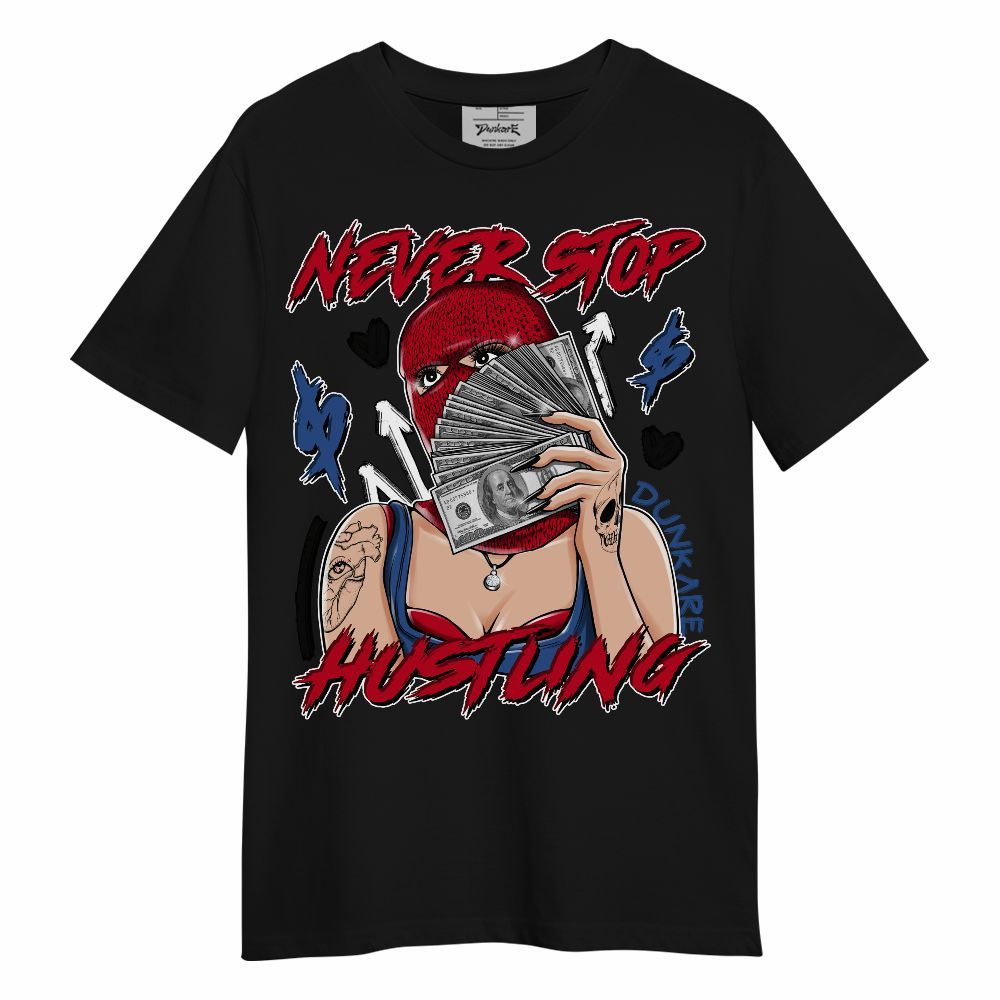 Shirt To Match Air Griffey Max Black Red Navy Blue 1s - Hustling Unque Unisex Shirt