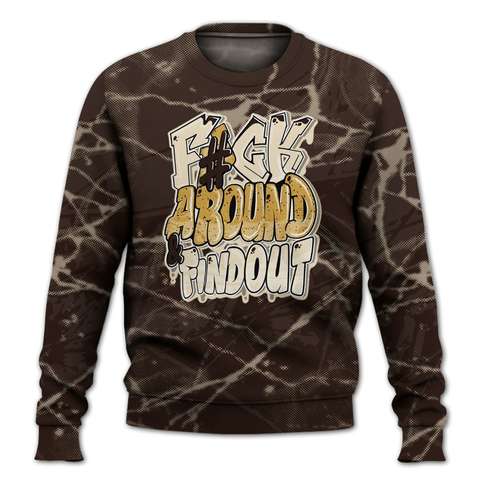 Sweatshirt To Match 2025 Retro Earth 5s - F Around Find Out Graphic All Over Print