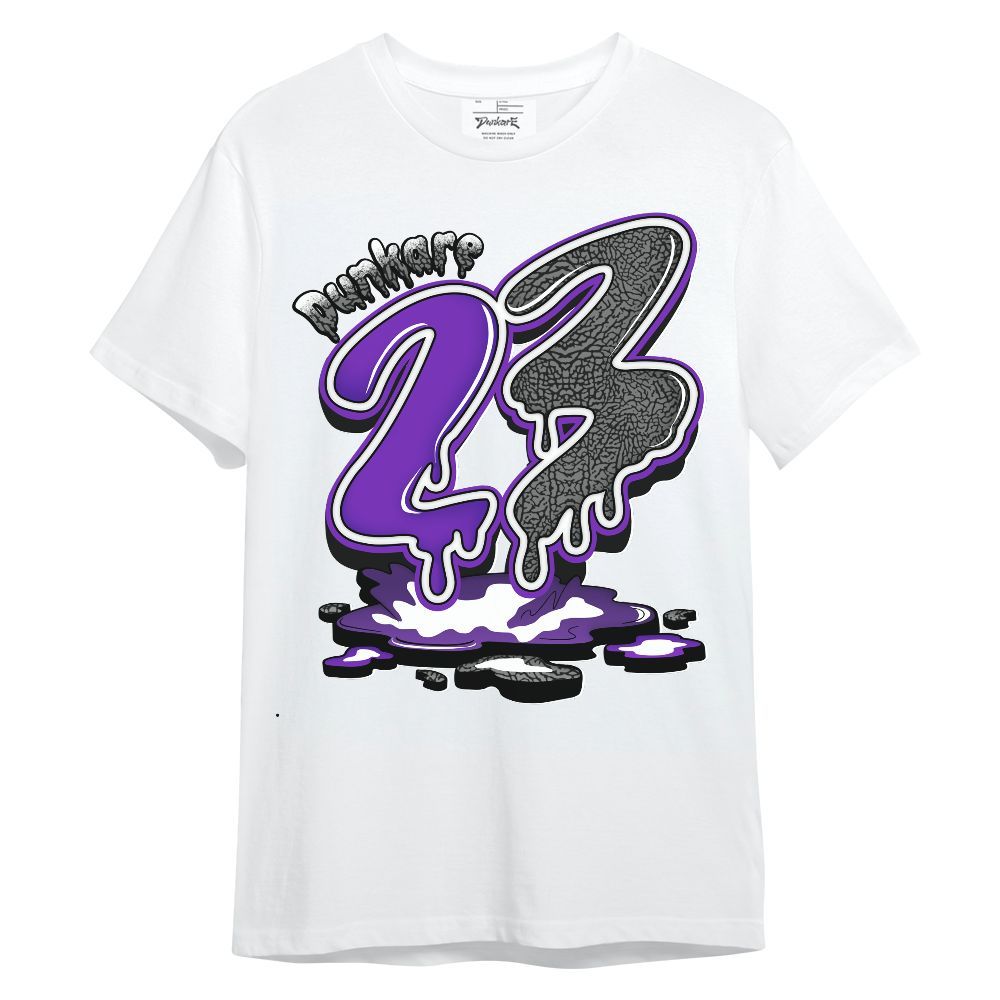 Shirt To Match Retro Dark Iris 3s - 23 Drip Unisex Shirt