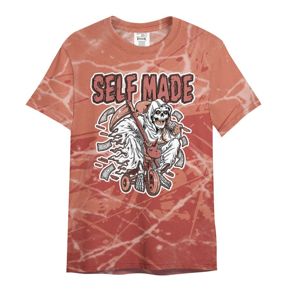 Shirt To Match Dune Red 13s - Self Make Skeleton Profound All Over Print