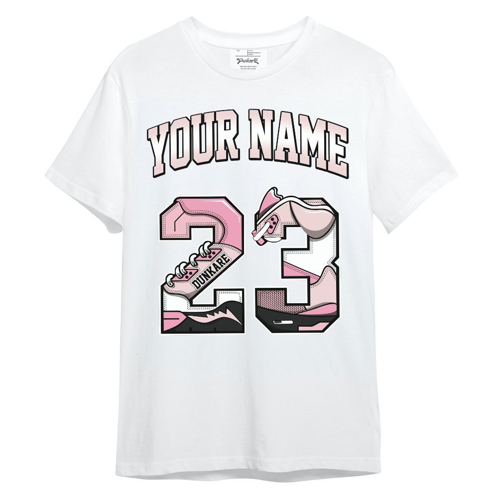 Shirt To Match Dunk Low KD 17 Aunt Pearl, Custom Name Number 23 5s Unisex Shirt