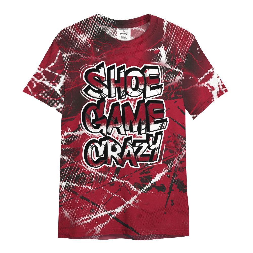 Shirt To Match High OG Black Toe Reimagined 1s - Shoe Game Crazy Graphic All Over Print