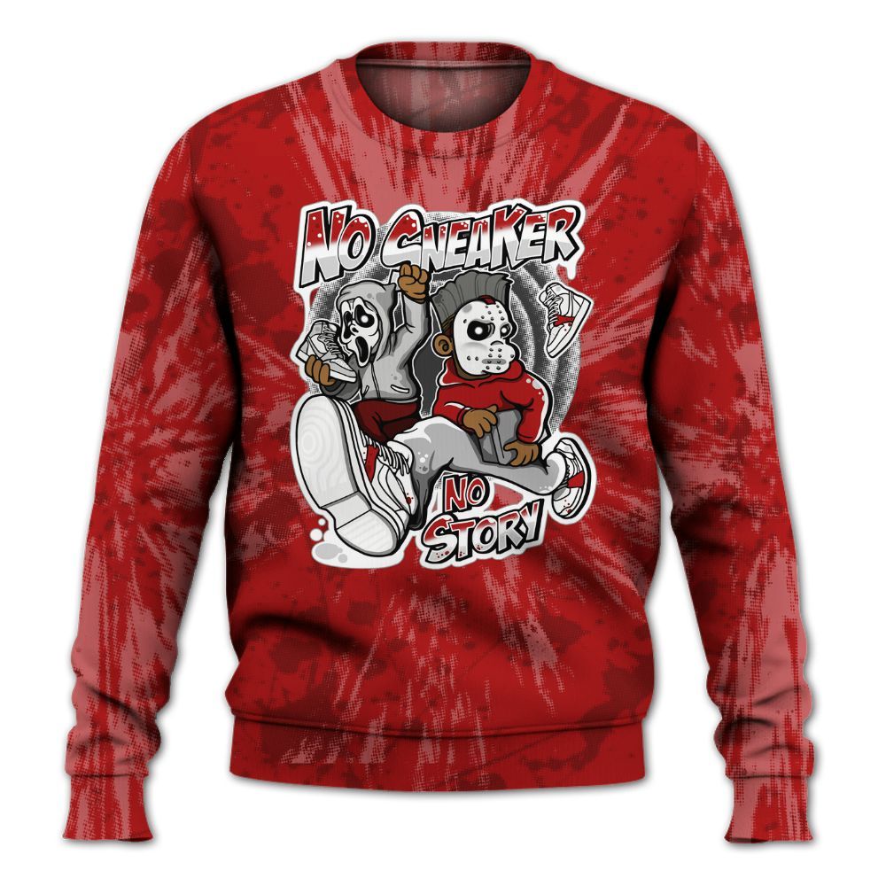 Sweatshirt To Match Red Taxi 12s - Sneakers Make Story Graphic Luxury All Over Print