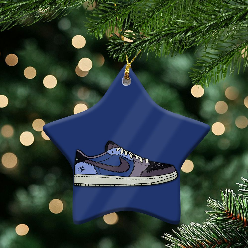 Low OG Voodoo Alternate 1s Ceramic Ornaments