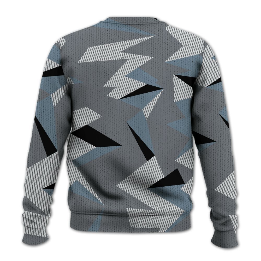 Knitted Sweater To Match Air Max DN Silver Bullet - Geometric Camouflage Pattern