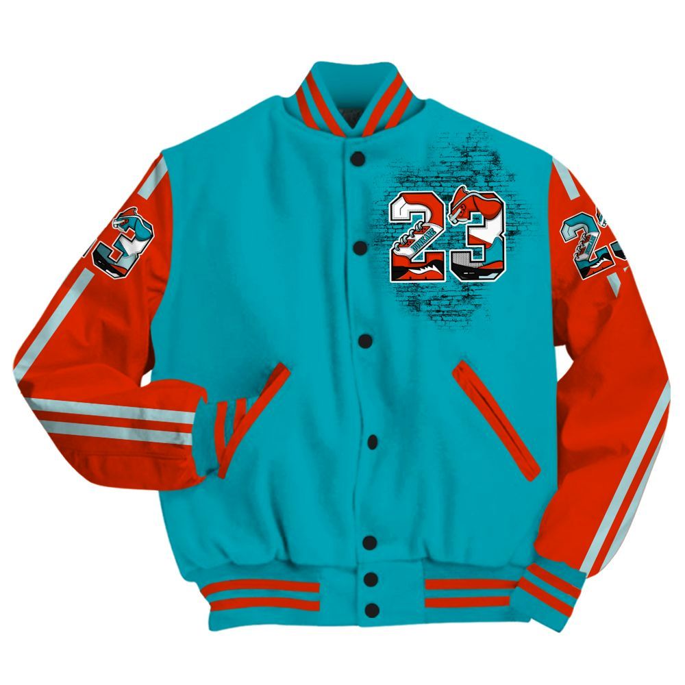 Varsity Jacket To Match Dunk Low KD 17 N7 - Custom Name Number 23 5s All Over Print