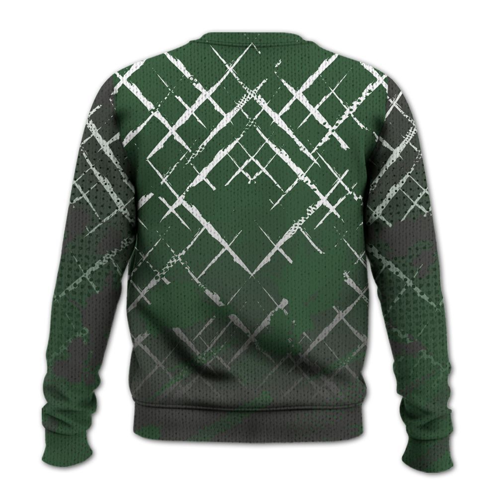 Knitted Sweater To Match Dunk Low Skateboards Black - Halftone Stand Business Dripping