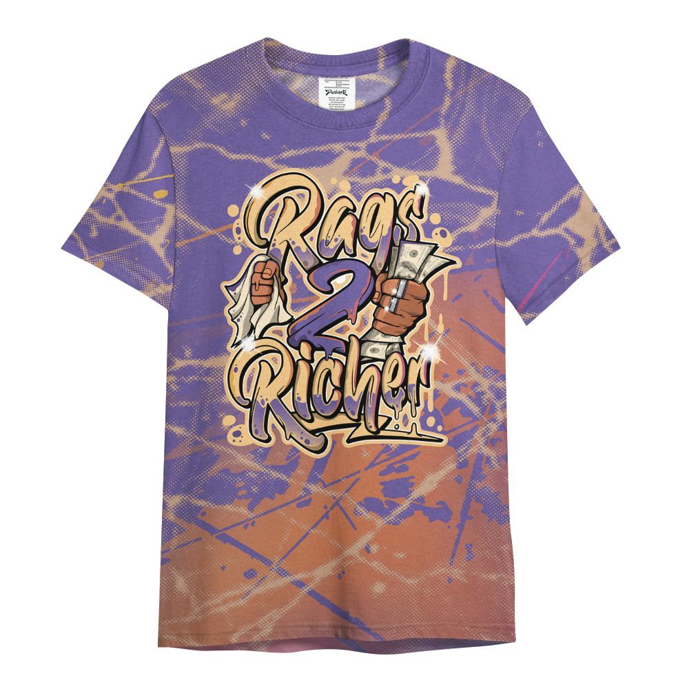 Shirt To Match Book Sunset 1s - Rag 2 Rich Graphic All Over Print