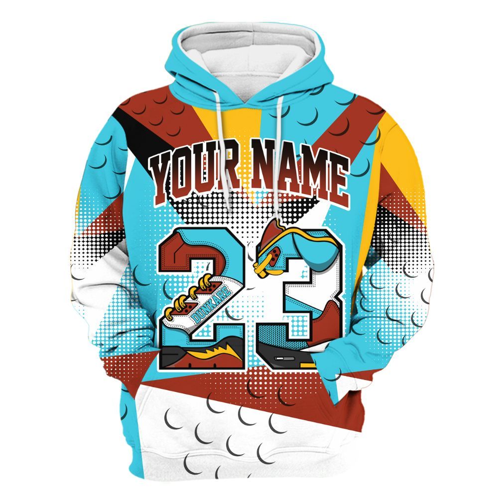 Hoodie To Match SB Dunk Di'Orr Greenwood - Poly Custom Name Number 23 5s All Over Print