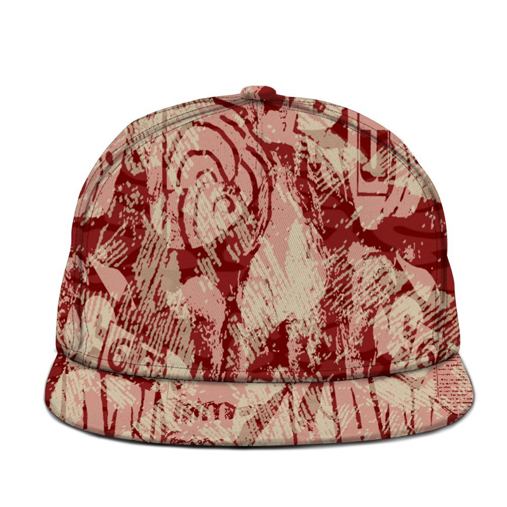 Snapback To Match Valentines Day 3s - Grunge Pattern Graphic