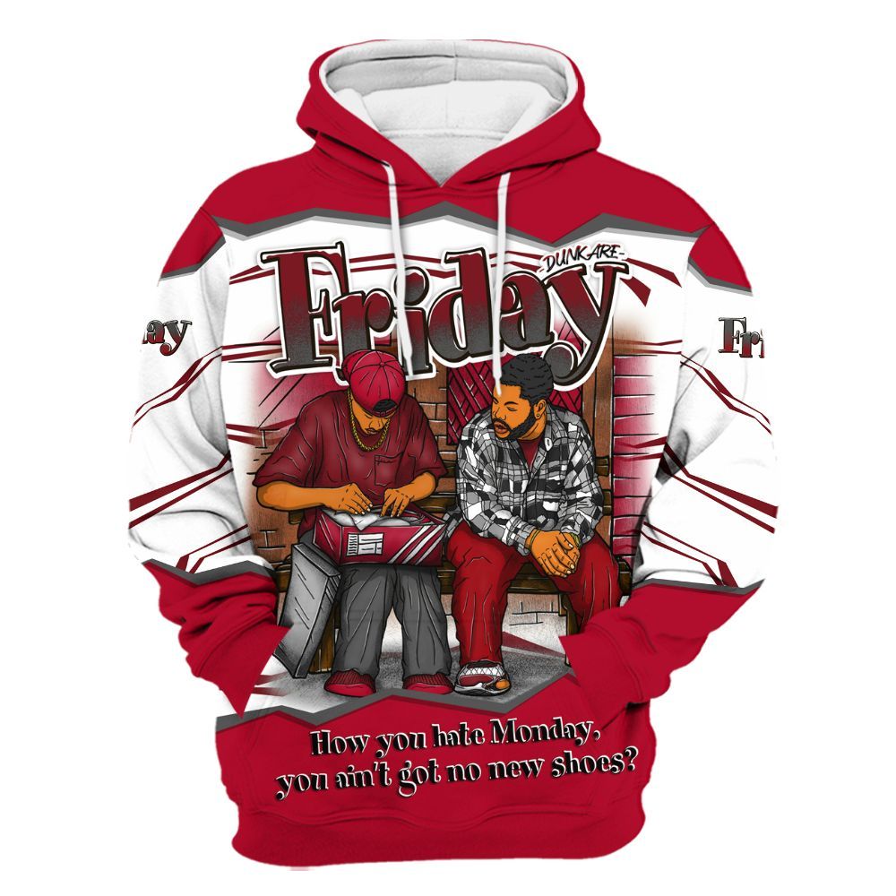 Hoodie To Match Air Foamposite Pro Gym Red - Friday Movie 90s TV All Over Print