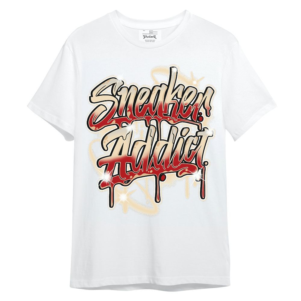 Shirt To Match Dunk Low Strawberry Waffle - Addiction Sneakers Graphic Unisex Shirt