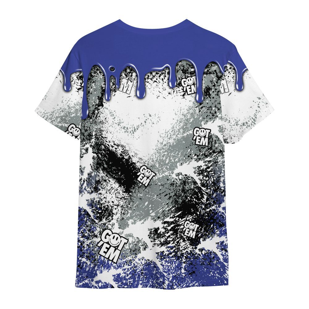 Shirt To Match Shox TL Royal - Dripping 23 Drip All Over Print