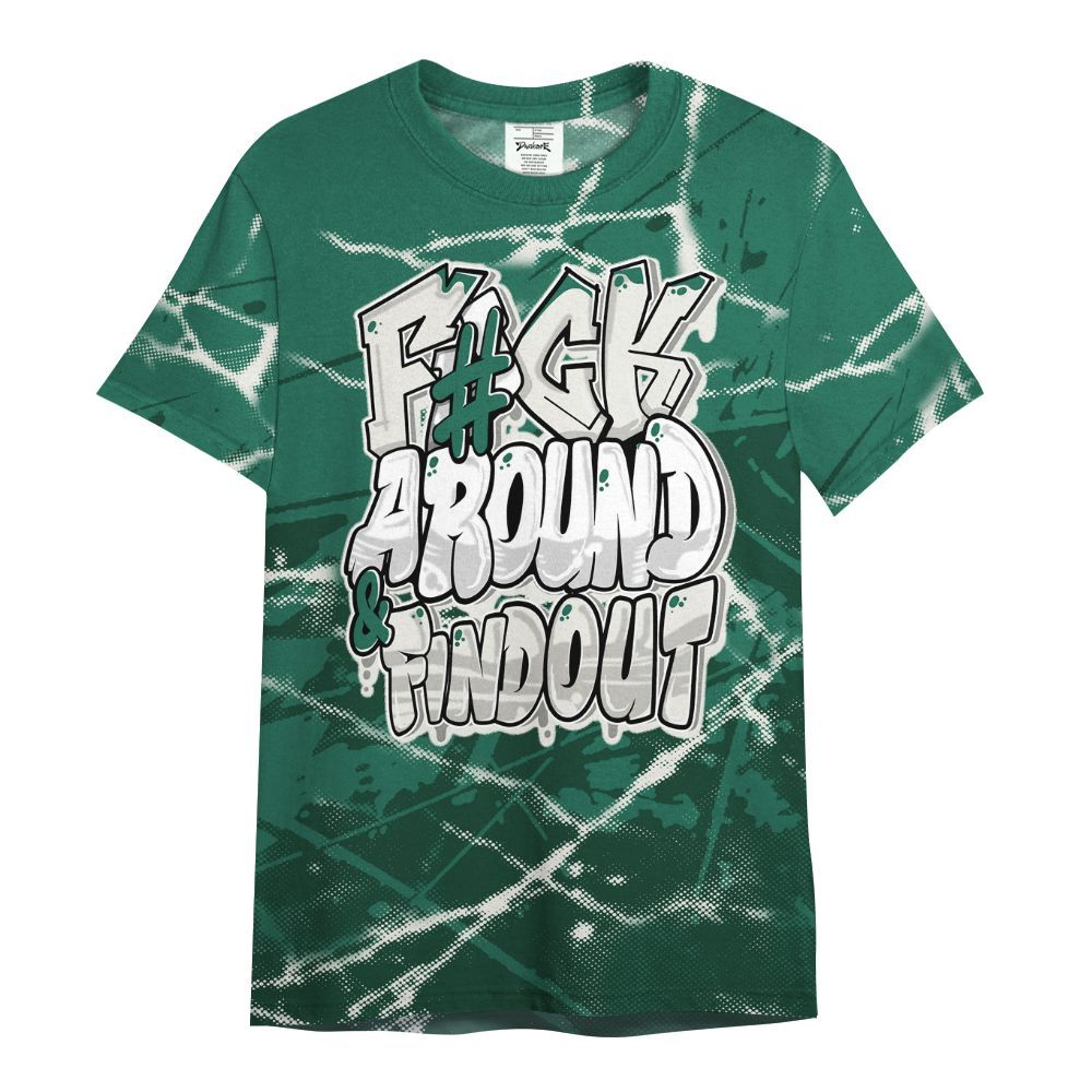 Shirt To Match Oxidized Green 4s - F Around Find Out Graphic Profound All Over Print
