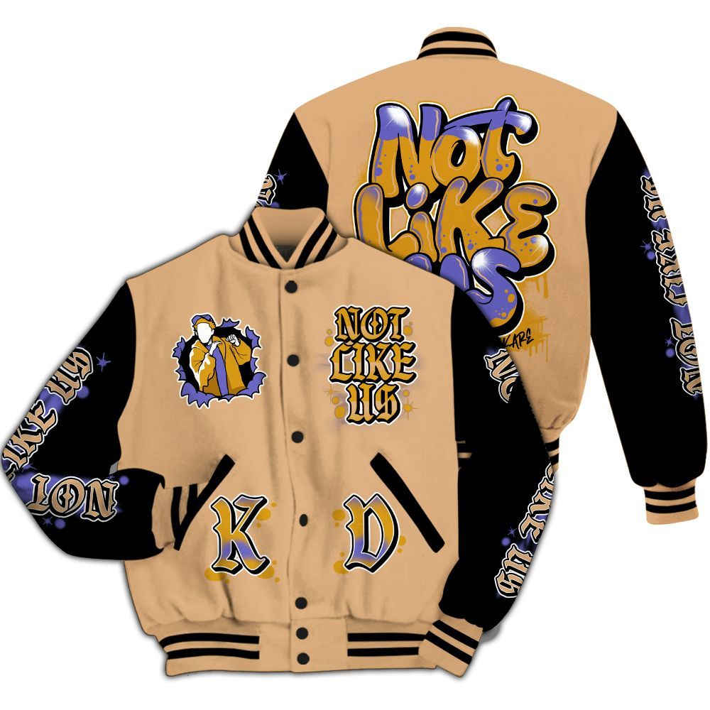 Varsity Jacket To Match SE Afrobeats 7s - None Like Us Graphic All Over Print