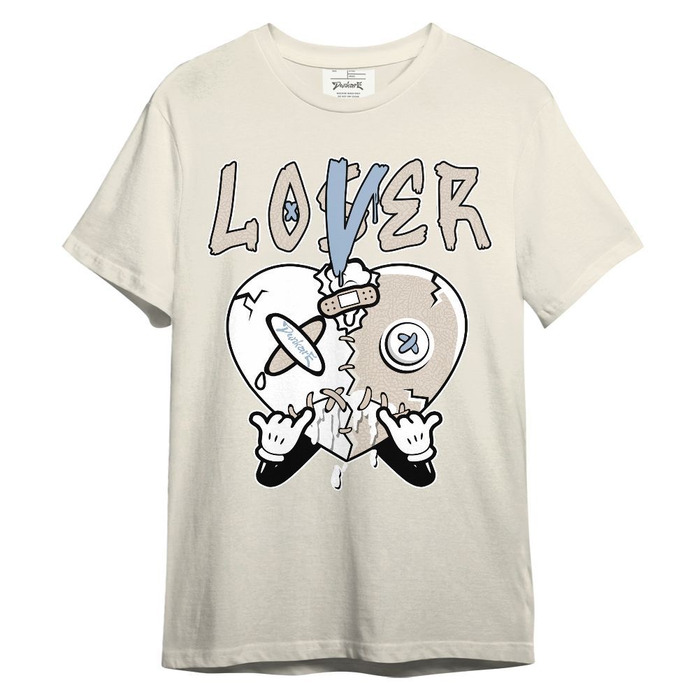 Shirt To Match Desert Sand 3s - Loser Lover Drip Heart Graphic