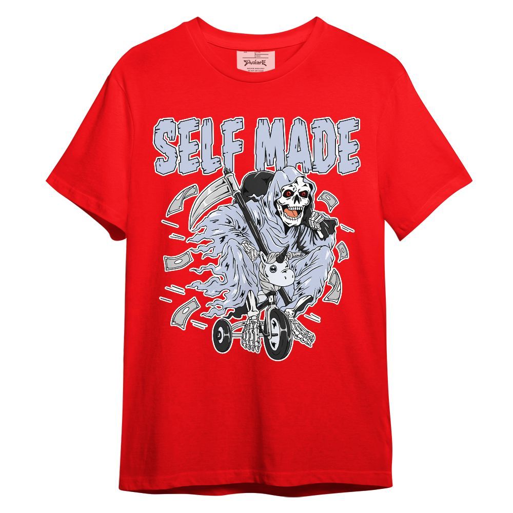Shirt To Match Fire Red 6s - Self Make Skeleton Unisex Shirt