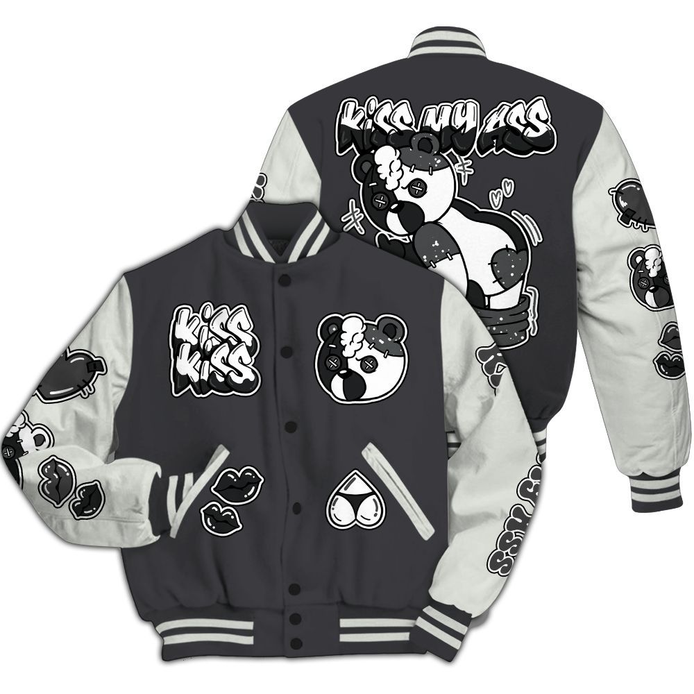 Varsity Jacket To Match Fear 4s - Kiss My Hugz All Over Print
