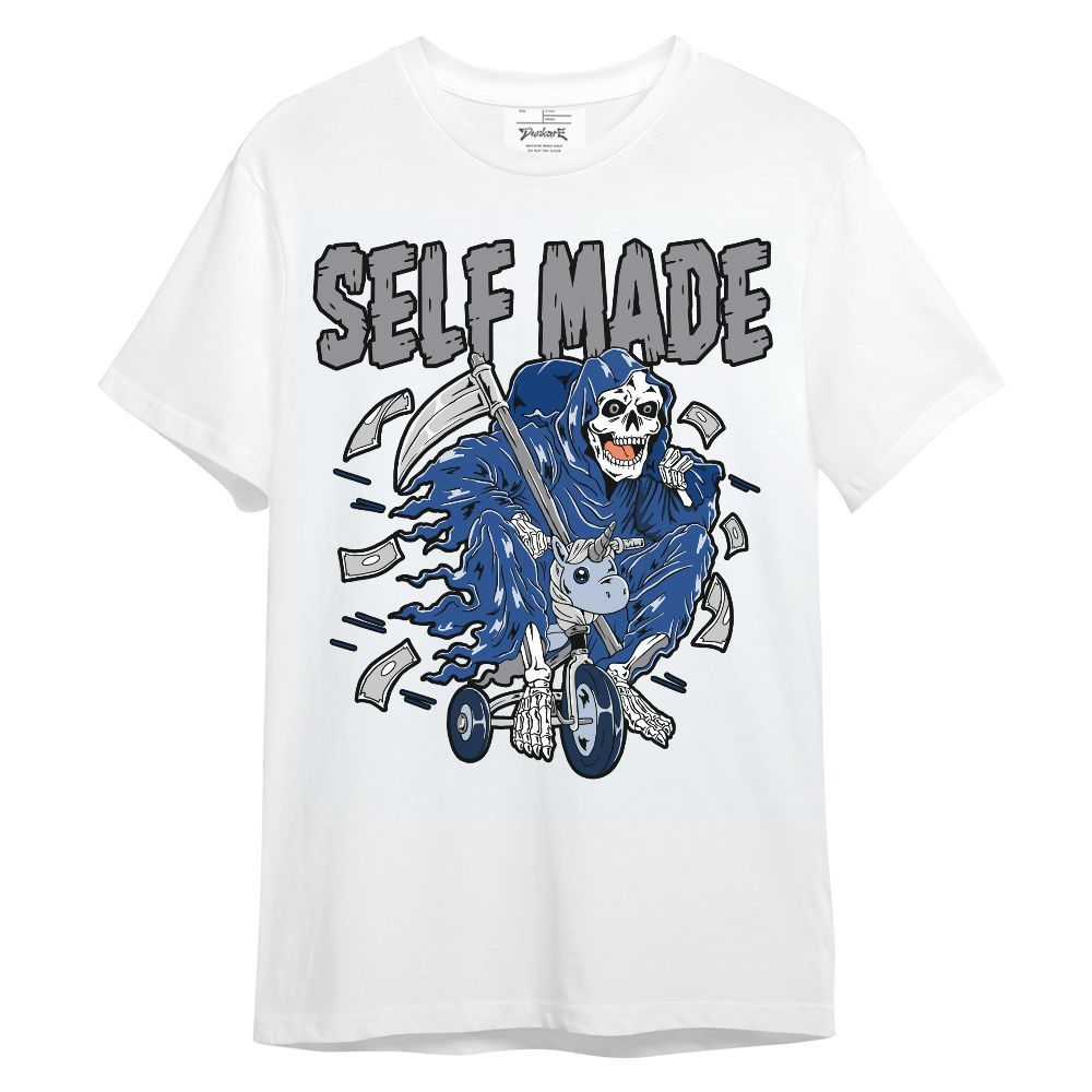 Shirt To Match High OG True Blue 1s - Self Make Skeleton Unisex Shirt