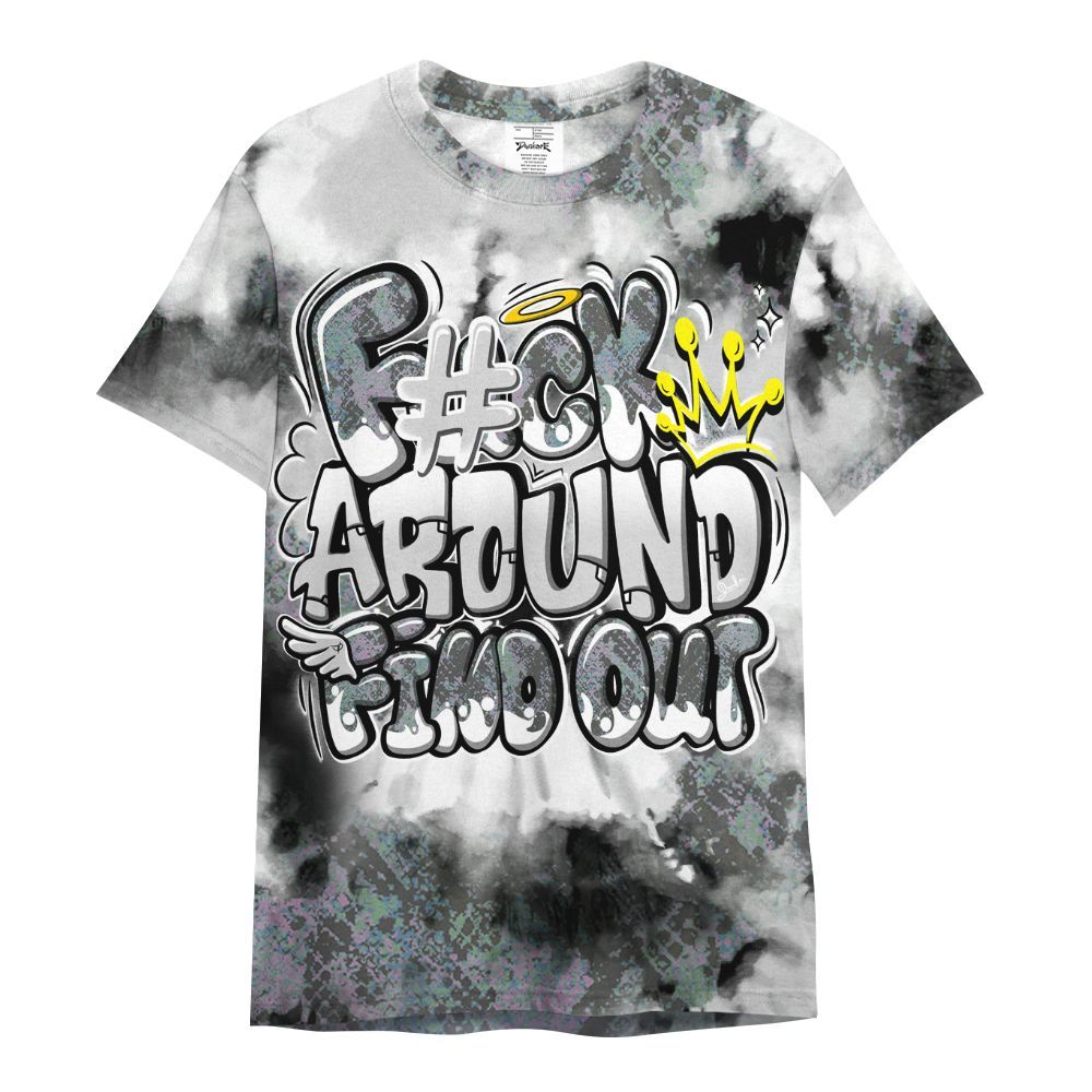 Shirt To Match Low CNY Year Of The Snake 11s - Tie Dye FK Around Find Out All Over Print
