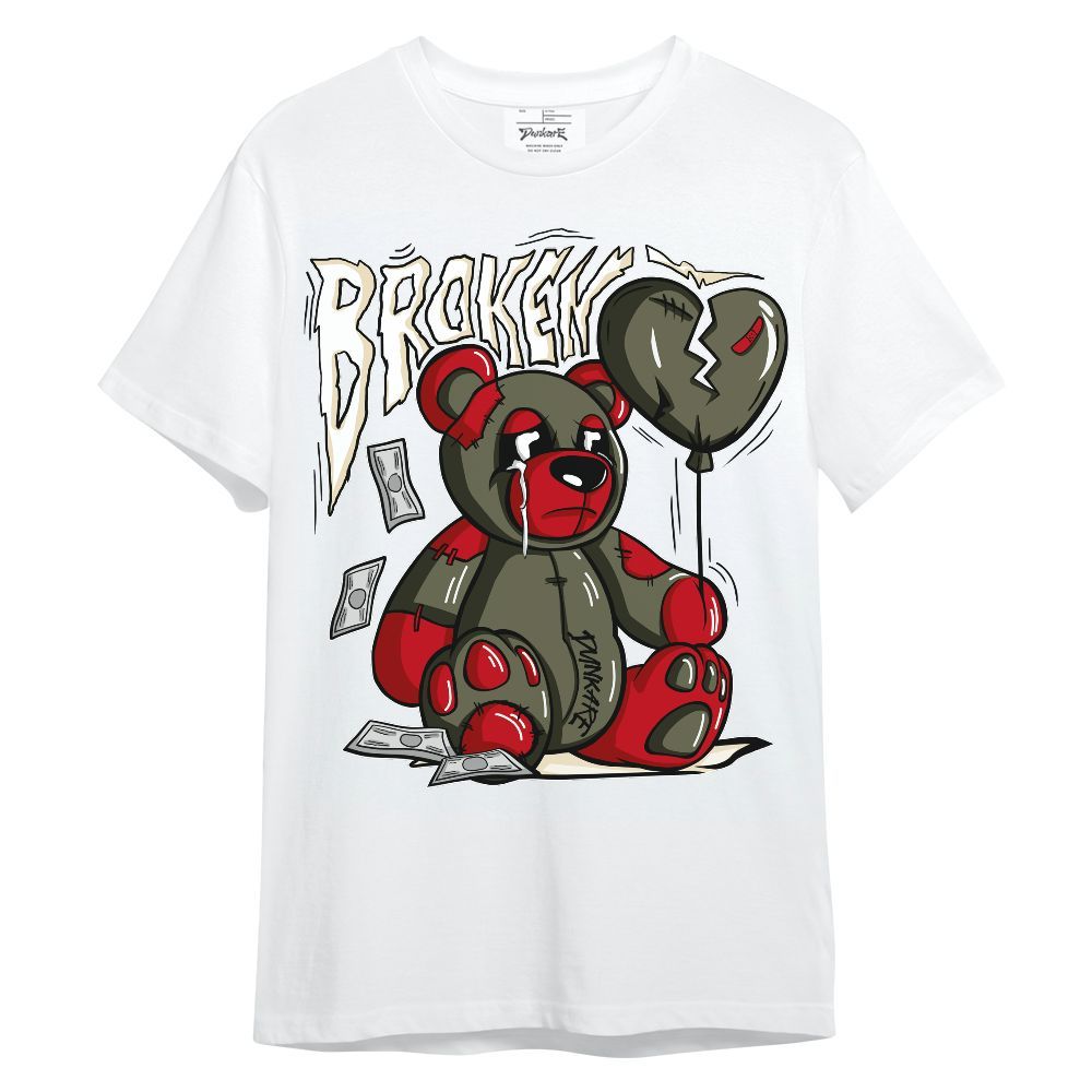 Shirt To Match Low OG Medium Olive 1s - Broken Bear Shirt Unisex Oufit Unisex Shirt