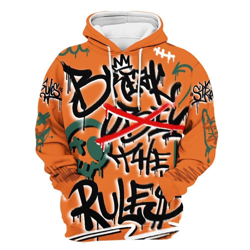 Hoodie To Match Dunk Low Ceramic - Break Rules Streetwear All Over Print