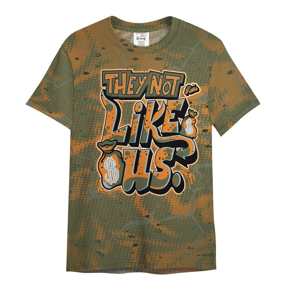 Shirt To Match Olive 5s - Dislike Us Graphic All Over Print