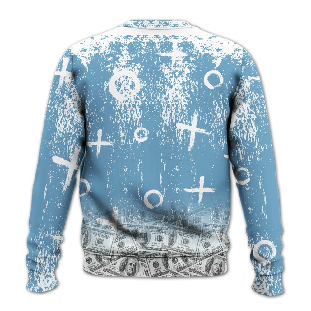 Sweatshirt To Match High OG UNC Reimagined 1s - Selfmade Unique Grunge All Over Print