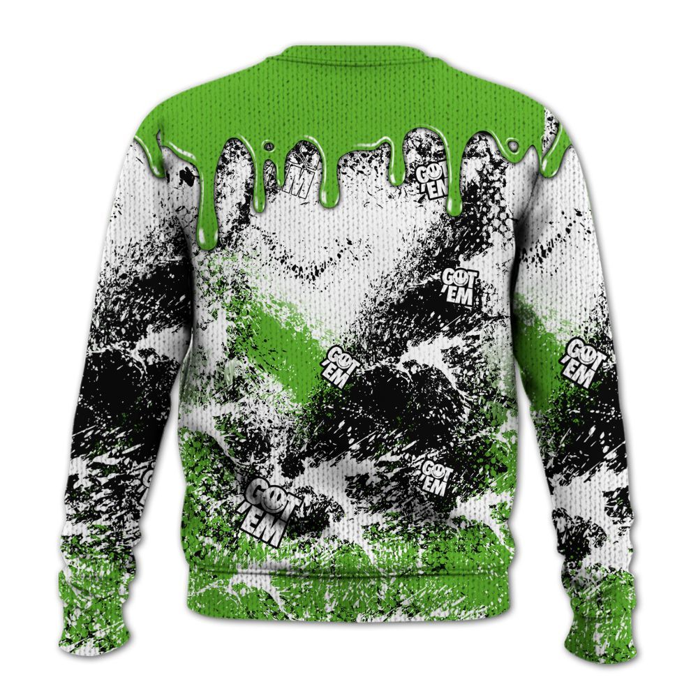 Knitted Sweater To Match Air Foamposite One Volt - Dripping 23 Drip