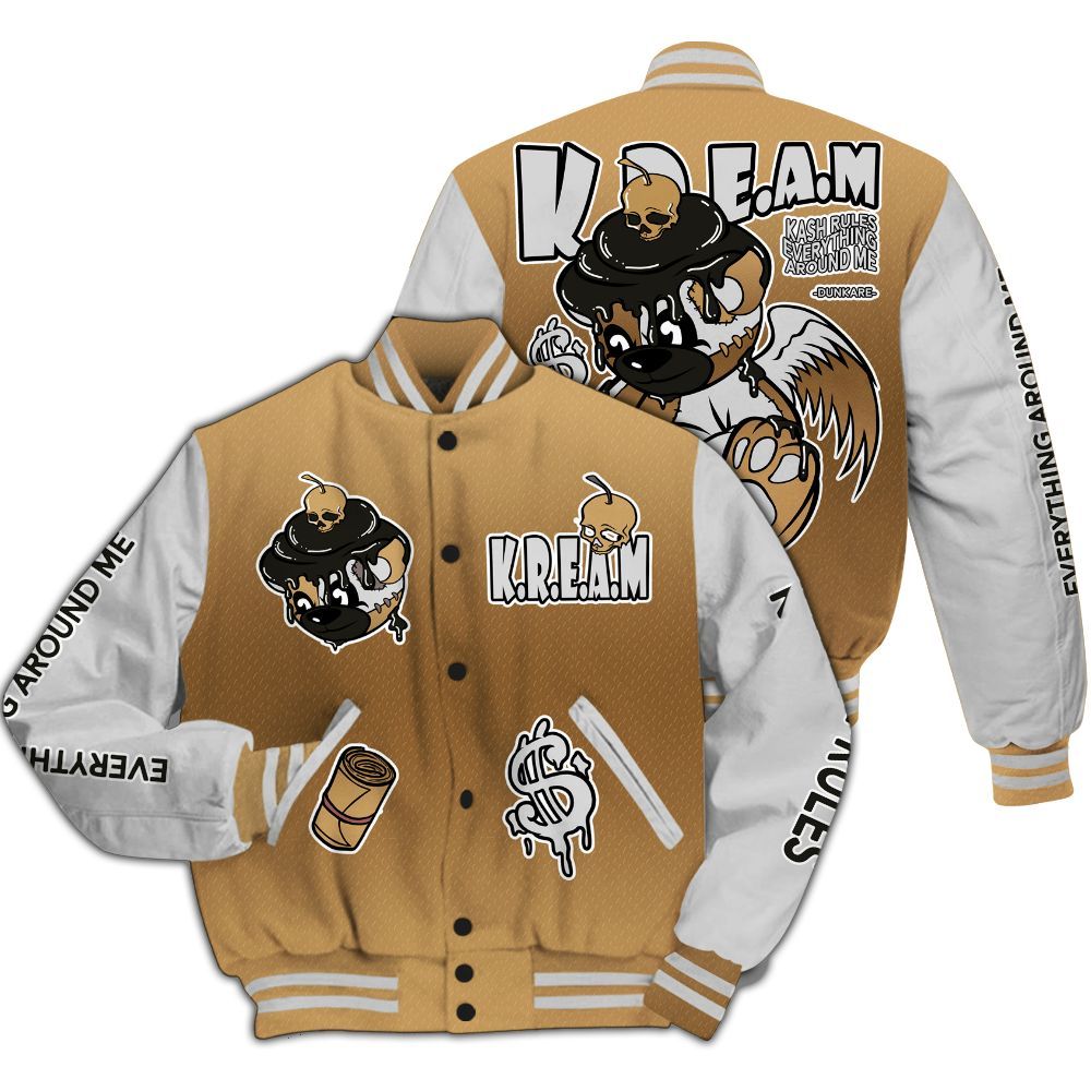 Varsity Jacket To Match Air Max DN Golden Bullet - Loot Bear All Over Print