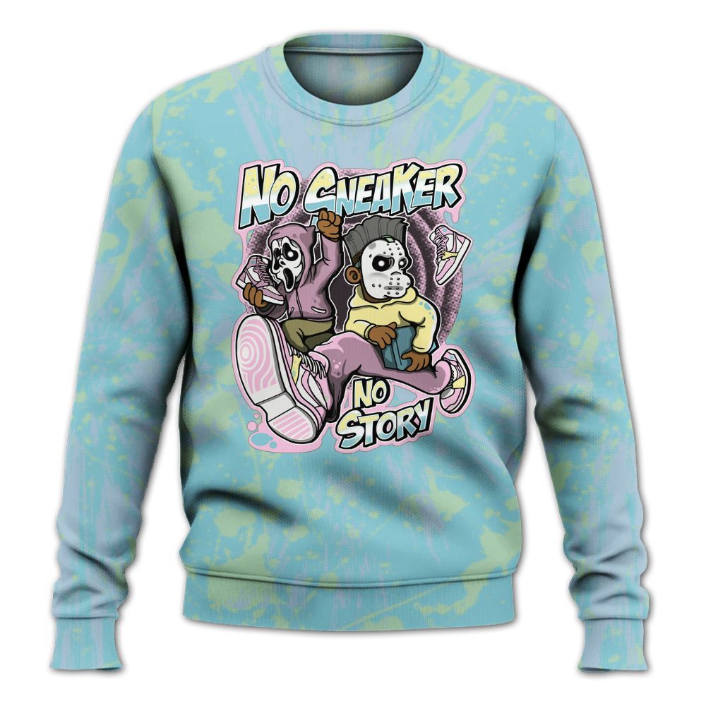 Sweatshirt To Match SB Dunk Low Visty - Sneakers Make Story Graphic Luxury All Over Print