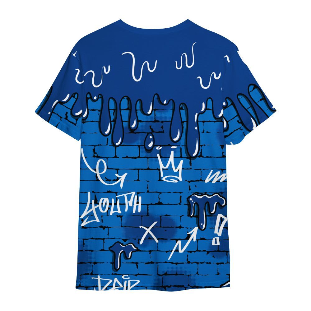 Shirt To Match Blueberry 12s - Been Different Drippin Streetwear All Over Print