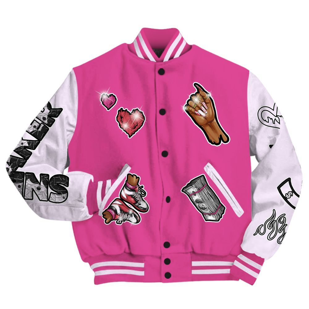 Varsity Jacket To Match KD 4 Aunt Pearl - Sneakerz Girlz All Over Print