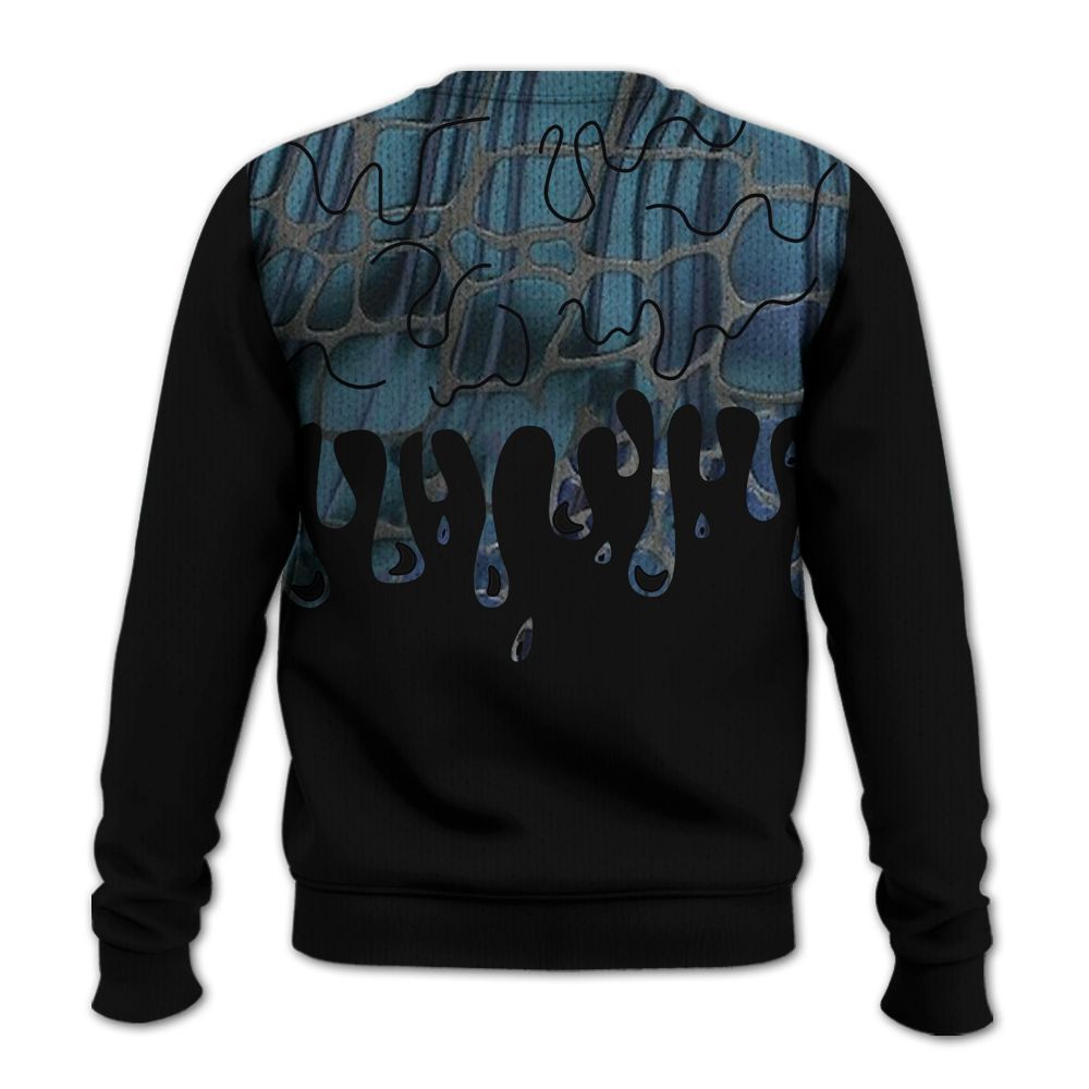 Knitted Sweater To Match Air Foamposite Kazuya Mishima - Snake Trust No One Drip