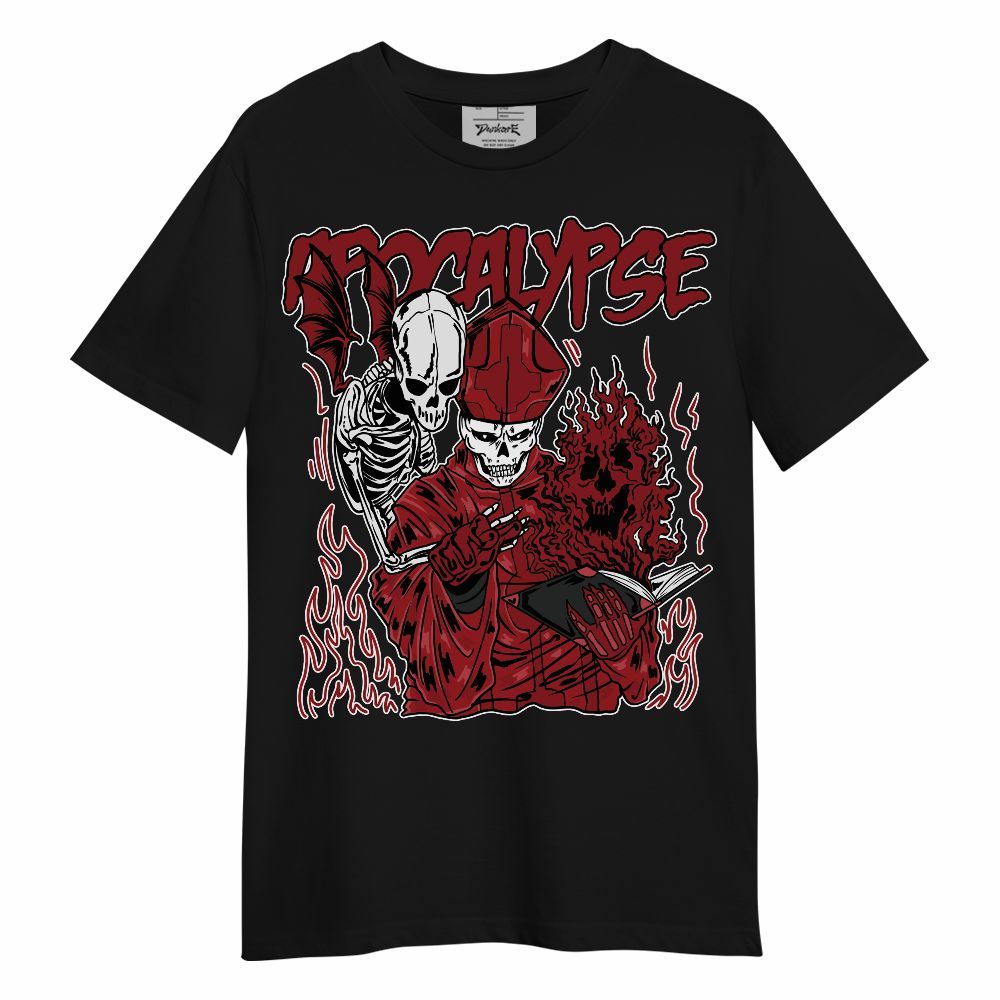 Shirt To Match Alternate Flu Game 12s - Apocalypse Skeleton Unisex Shirt