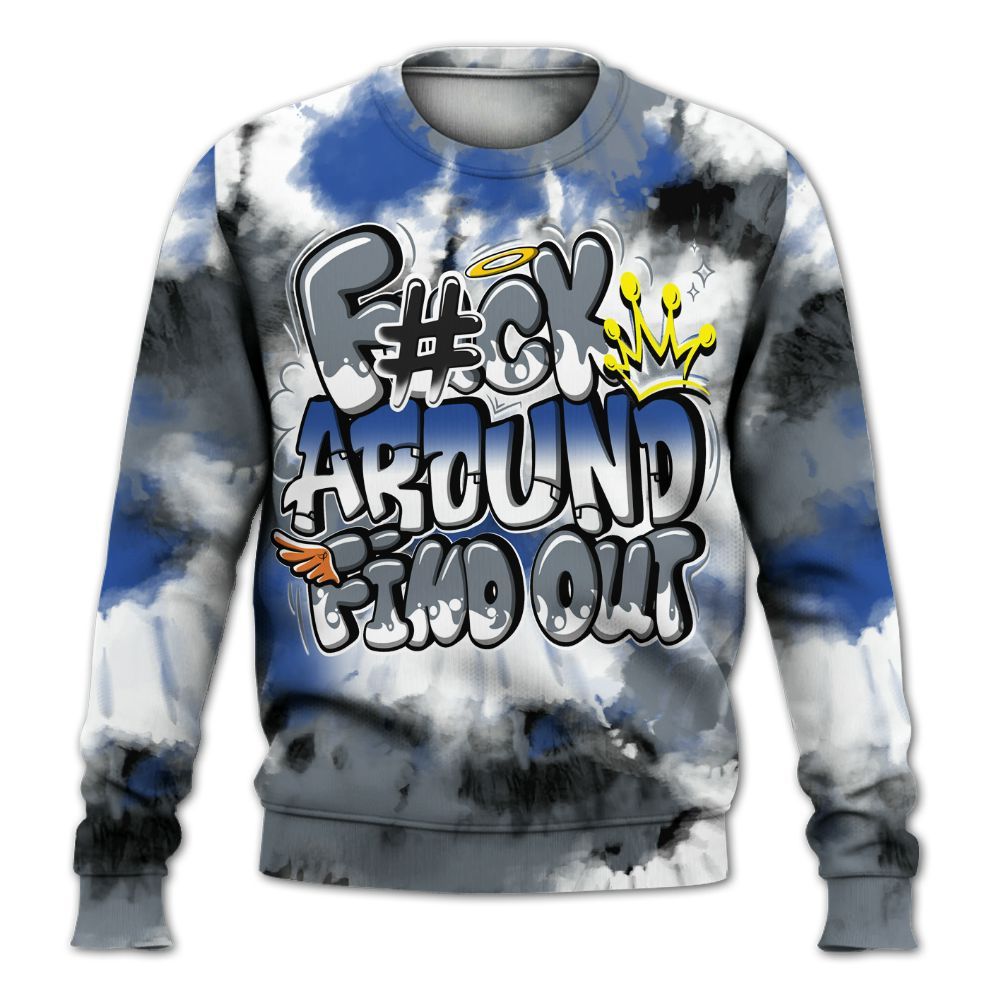 Sweatshirt To Match RS-X GS League - Tie Dye FK Around Find Out All Over Print