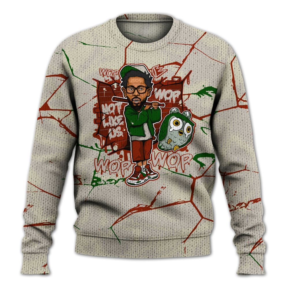 Knitted Sweater To Match El Grito 5s - None Like ComptonCity Graphic Crack