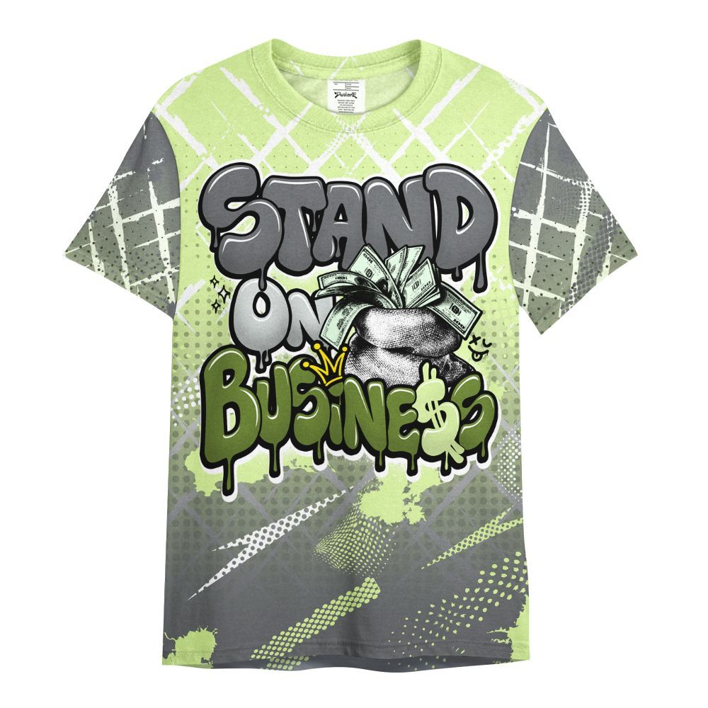 Shirt To Match Smoke Grey Volt TR 1s - Halftone Stand Business Dripping All Over Print